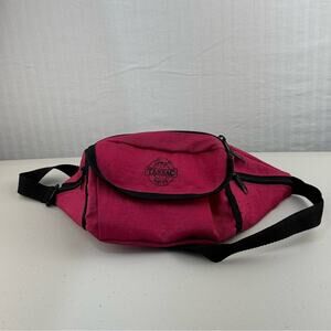 Tan Sac Waves Neon Pink Vintage Waist Fanny Pack Belt Bag SportiPac 80s 90s